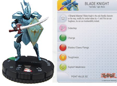 Blade Knight #020 Yugioh: Series One Heroclix - Other: Yugioh! HeroClix