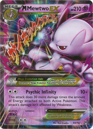 M Mewtwo-EX - 64/162 - Ultra Rare