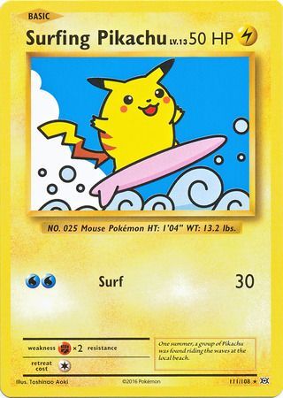 surfing pikachu toy