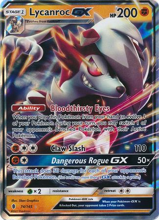 lycanroc dusk form card