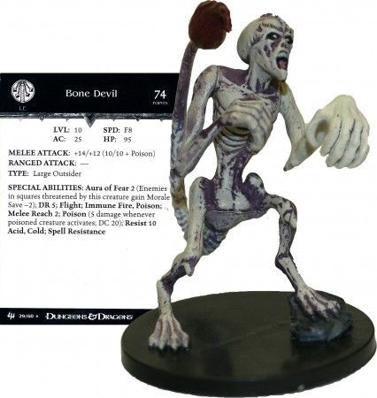 Bone Devil #29 Archfiends D&amp;D Miniatures DDM NM D&amp;D Miniatures | eBay