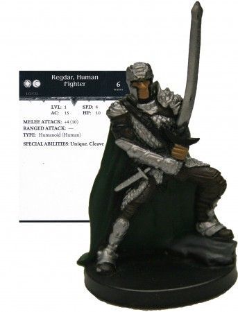 d&d miniatures human fighter