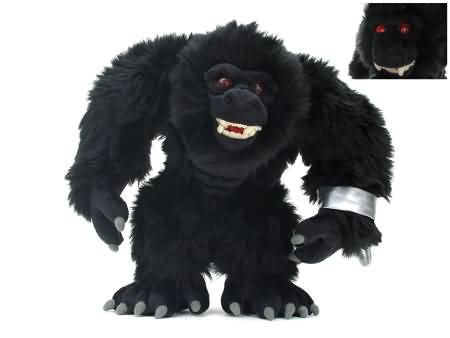 black stuffed gorilla