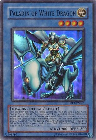 Paladin of White Dragon - DR1-EN081 - Super Rare - Dark Revelation 1