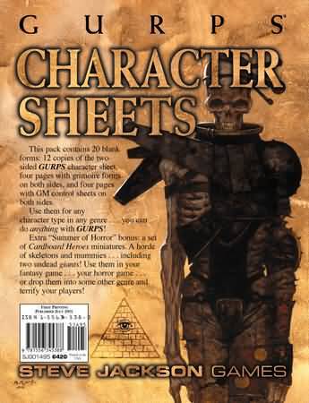 3Rd Edition Character Sheets S