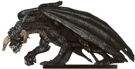 adult black dragon miniature