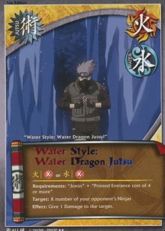 water jutsu style dragon review naruto