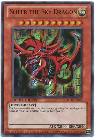 I finally found it! Slifer The Sky Dragon - GBI 001 - Secret Rare