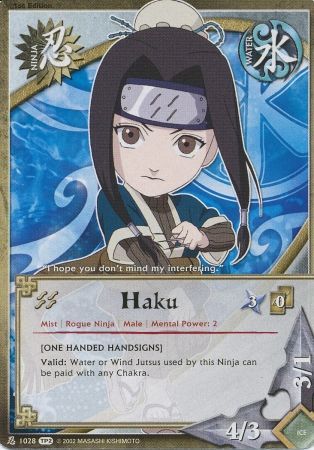 Haku [One Handed Handsigns]- 1028 - Common - Naruto: Tournament (Chibi