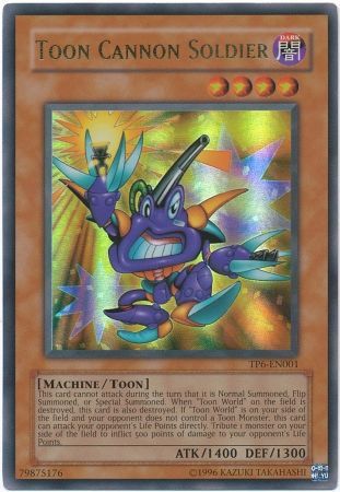 Toon Cannon Soldier - TP6-EN001 - Ultra Rare - Tournament ...