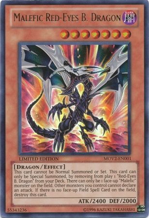 Malefic Red-Eyes B. Dragon - MOV2-EN001 - Ultra Rare - Yu-Gi-Oh! Promo