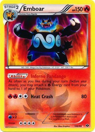 Emboar - 100/99 - Ultra Rare - Black & White 4: Next Destinies - Pokemon